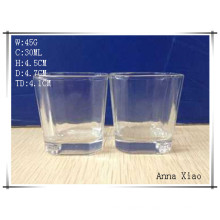 30ml Glass Cup with Suqare Mouth